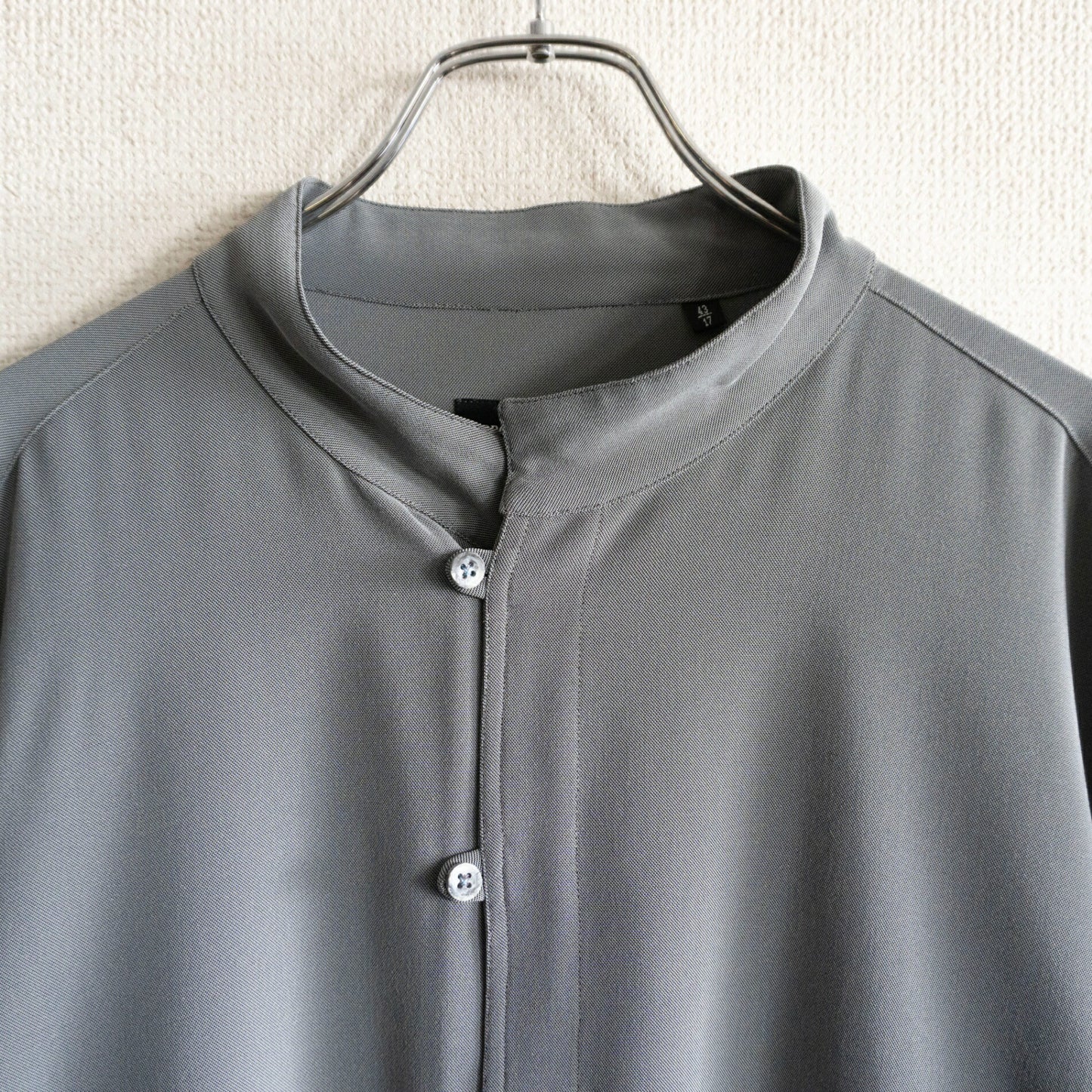 GIORGIO ARMANI 90s Archive Gray Stand Collar Size 43/17