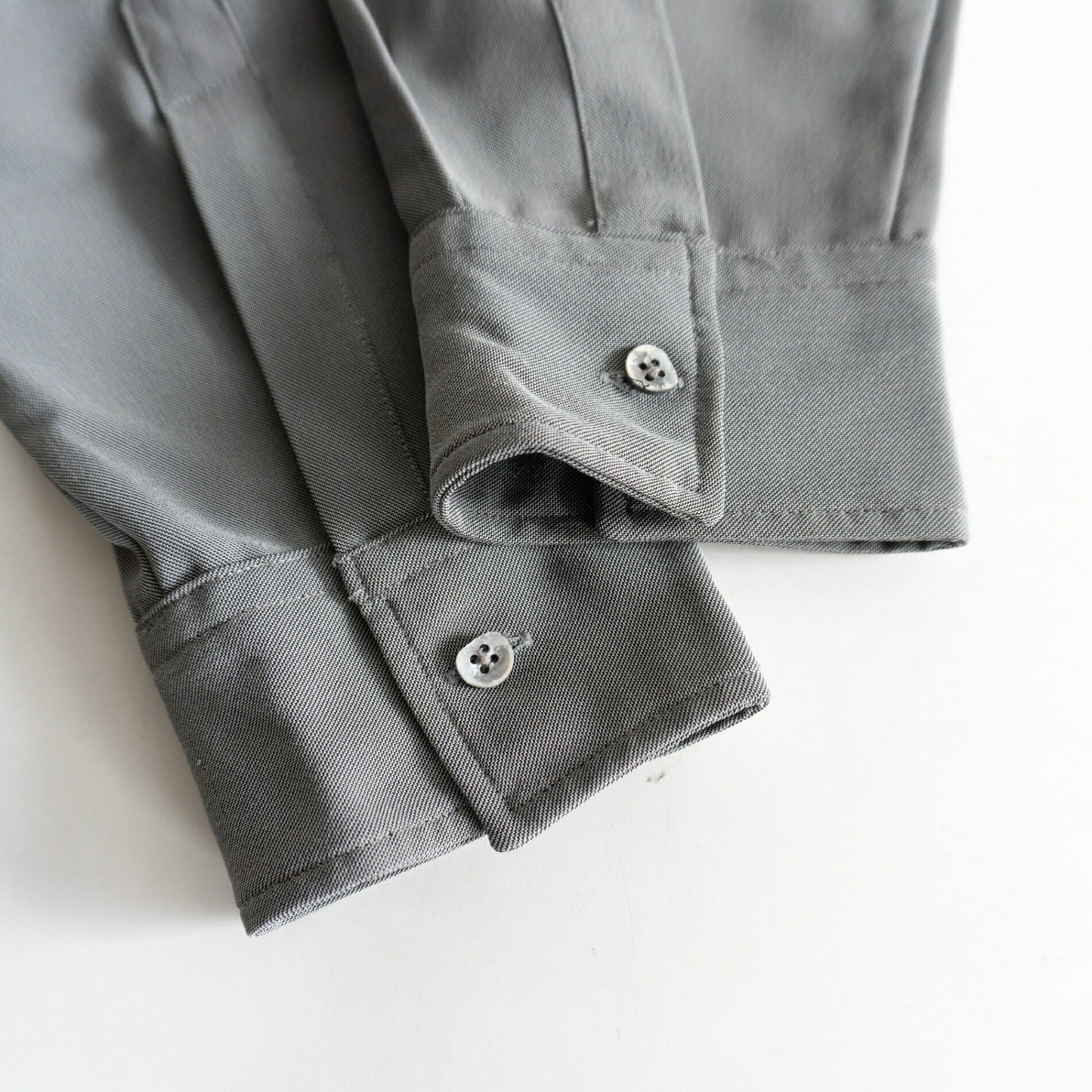 GIORGIO ARMANI 90s Archive Gray Stand Collar Size 43/17