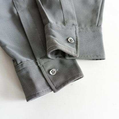 GIORGIO ARMANI 90s Archive Gray Stand Collar Size 43/17