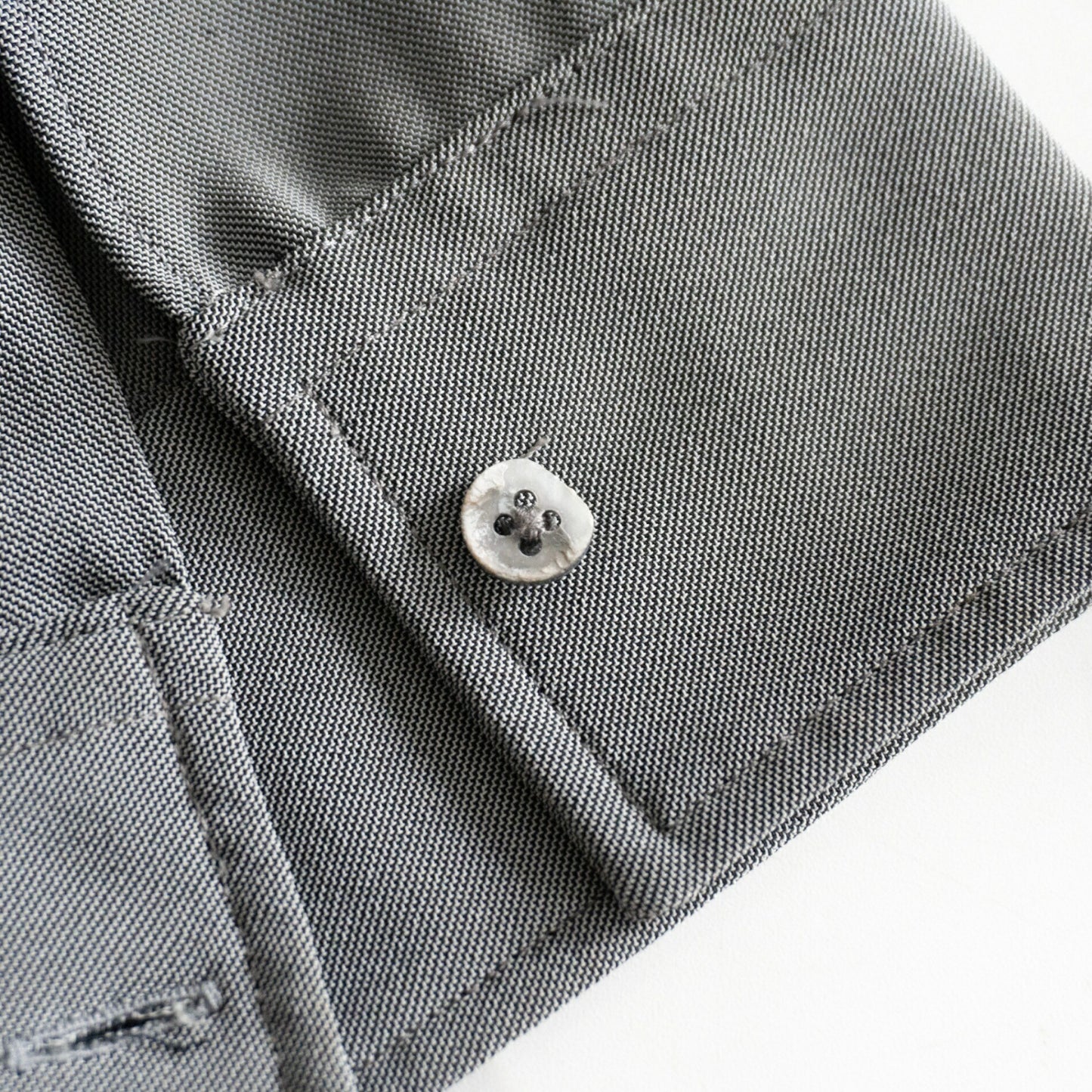 GIORGIO ARMANI 90s Archive Gray Stand Collar Size 43/17