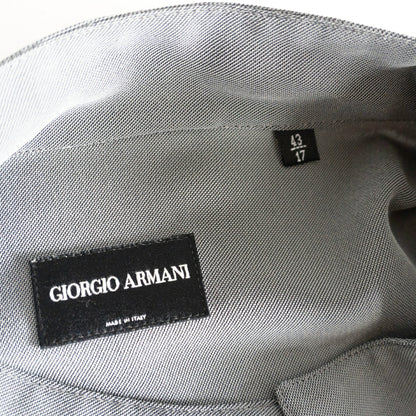 GIORGIO ARMANI 90s Archive Gray Stand Collar Size 43/17