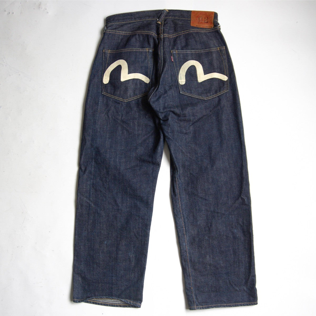 EVISU Lot.2001 Dark Indigo Denim Jeans Seagull Size 33×35
