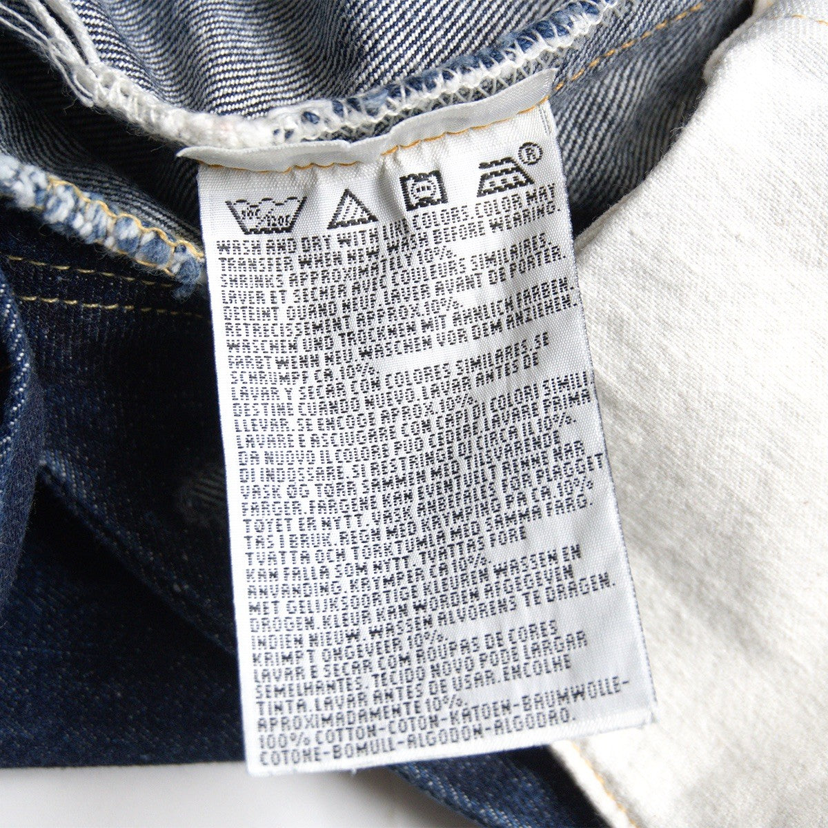 LEVI'S 501XX Big E Denim Pants Made in USA Size 34×34