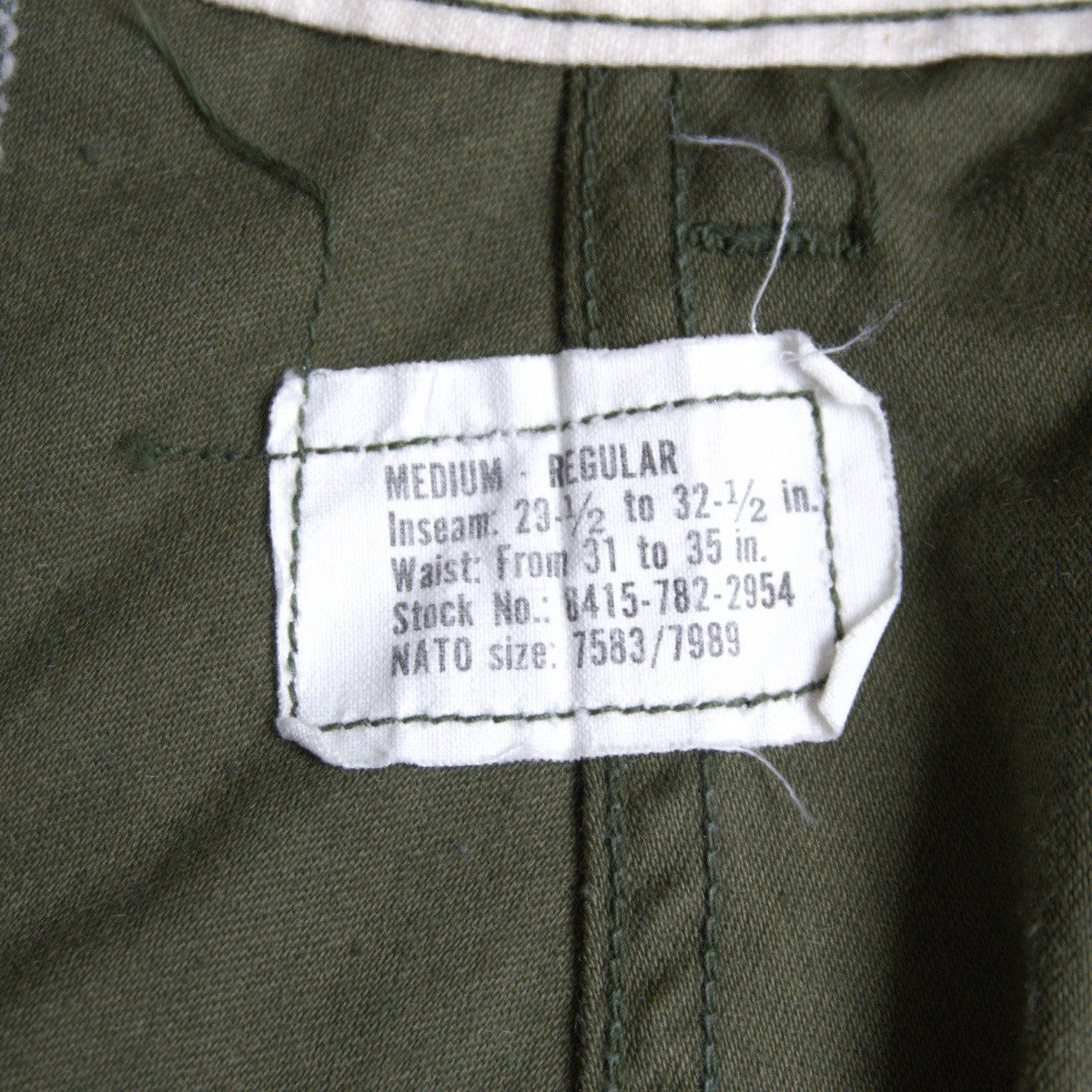 US ARMY 70s M-65 Field Cargo Pants Size MEDIUM/REGULAR