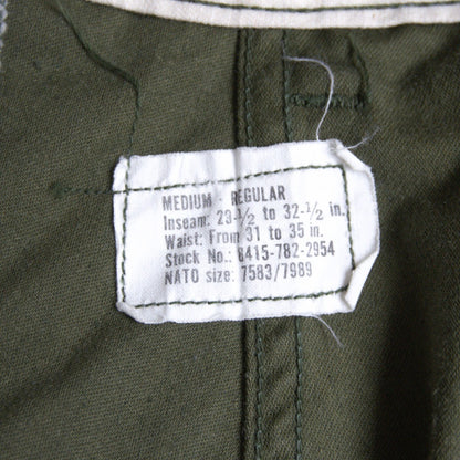 US ARMY 70s M-65 Field Cargo Pants Size MEDIUM/REGULAR