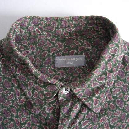 COMME des GARCONS HOMME 80s Paisley Oversized Shirt Size XL