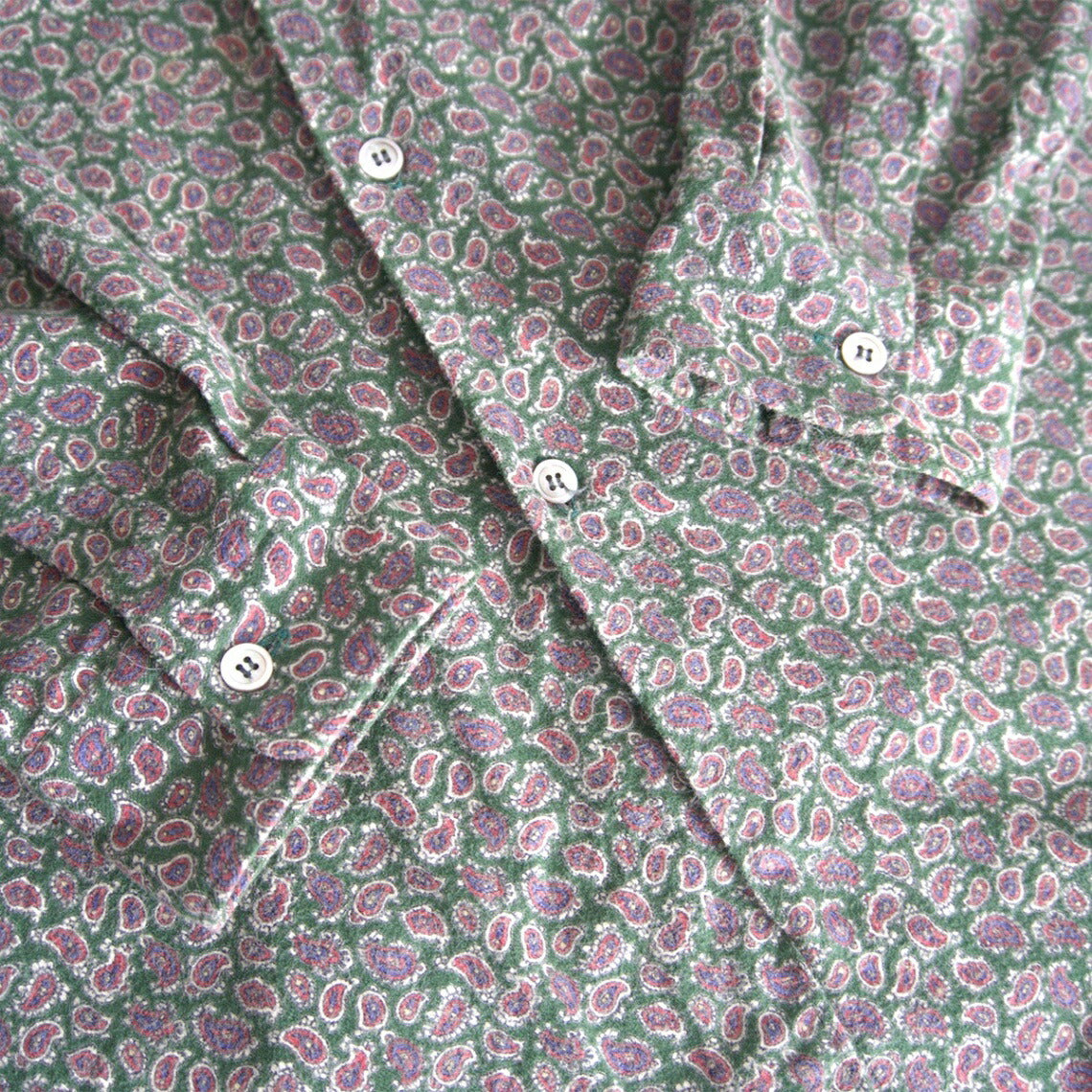 COMME des GARCONS HOMME 80s Paisley Oversized Shirt Size XL