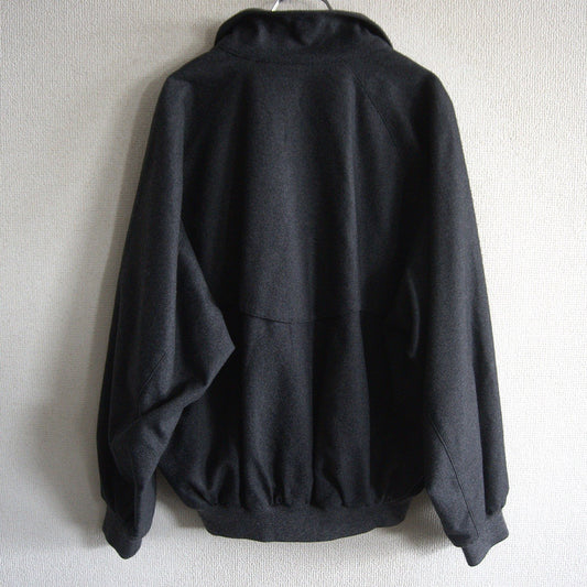 BURBERRYS Wool Swing Jacket Check Lining Gray Size M
