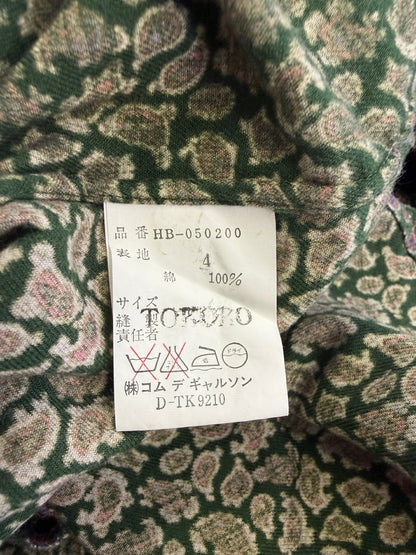 COMME des GARCONS HOMME 80s Paisley Oversized Shirt Size XL