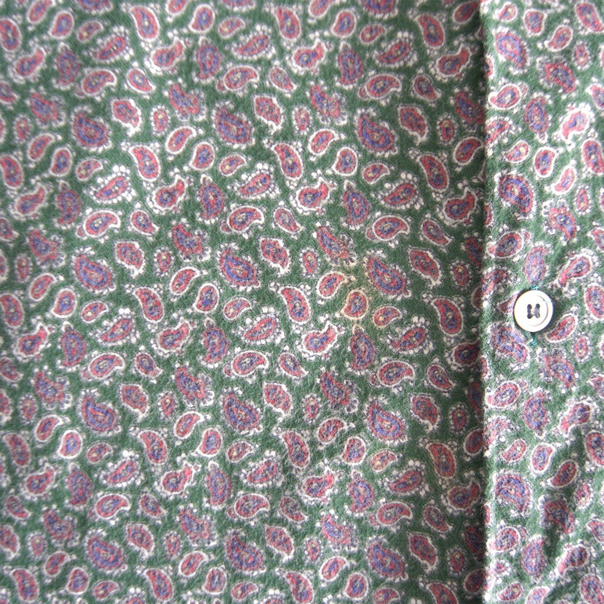 COMME des GARCONS HOMME 80s Paisley Oversized Shirt Size XL