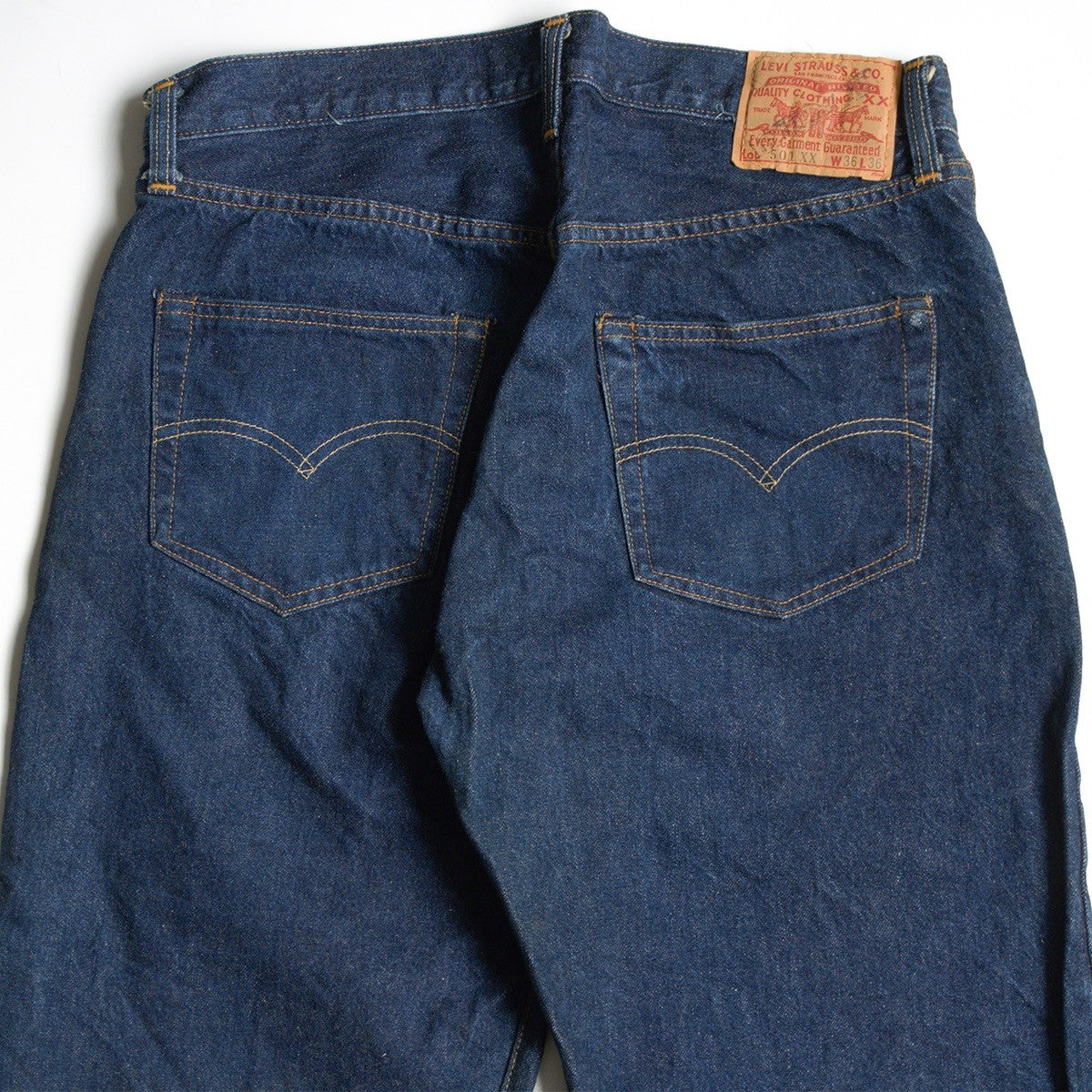 LEVI'S 501XX Big E Denim Pants Valencia Made Size Size 36×36
