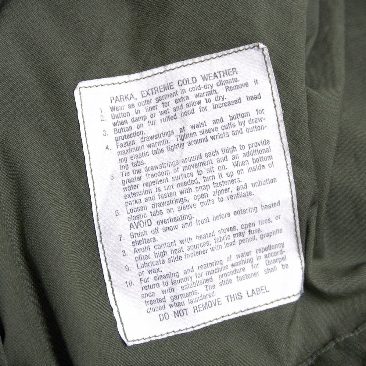 US ARMY 70s M-65 Fishtail Mods Parka Size M