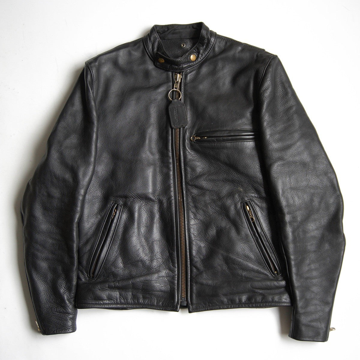 VANSON Model B USA Leather Single Rider Jacket Size XXS