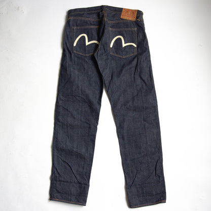 EVISU LOT.2005 Dark Indigo Denim Pants Seagull Size 35×32