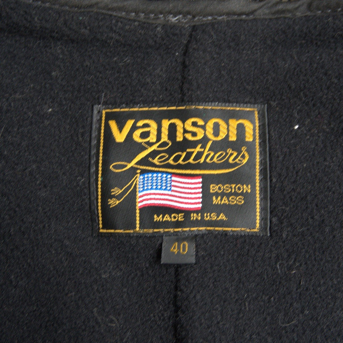 VANSON Model B USA Leather Single Rider Jacket Size XXS