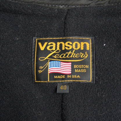 VANSON Model B USA Leather Single Rider Jacket Size XXS