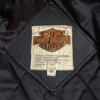 HARLEY DAVIDSON Cowhide Leather Double Riders Size 38R