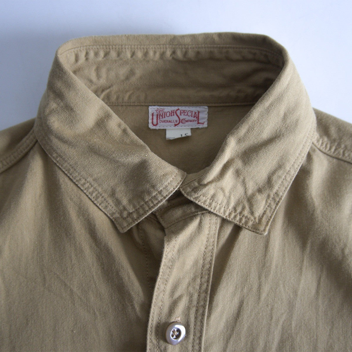 FREEWHEELERS UNION SPECIAL OVERALLS M1916 Work Shirt Size 15