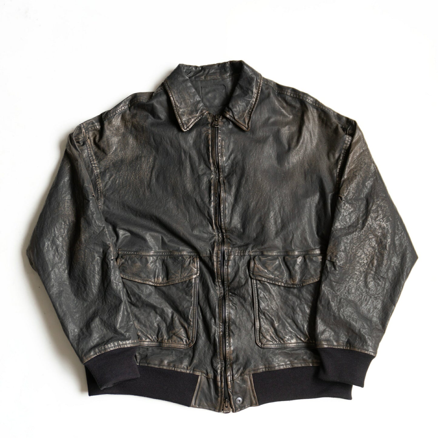 ISAMU KATAYAMA BACKLASH Japan Steer Leather A-2 Size XL