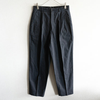 COMME des GARCONS HOMME 80s Archive 2-Tuck Stripe Size M