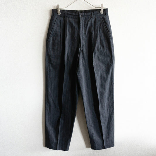 COMME des GARCONS HOMME 80s Archive 2-Tuck Stripe Size M