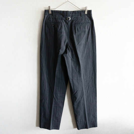 COMME des GARCONS HOMME 80s Archive 2-Tuck Stripe Size M