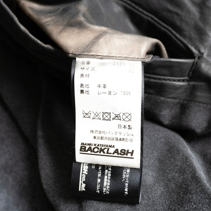 ISAMU KATAYAMA BACKLASH Japan Steer Leather A-2 Size XL