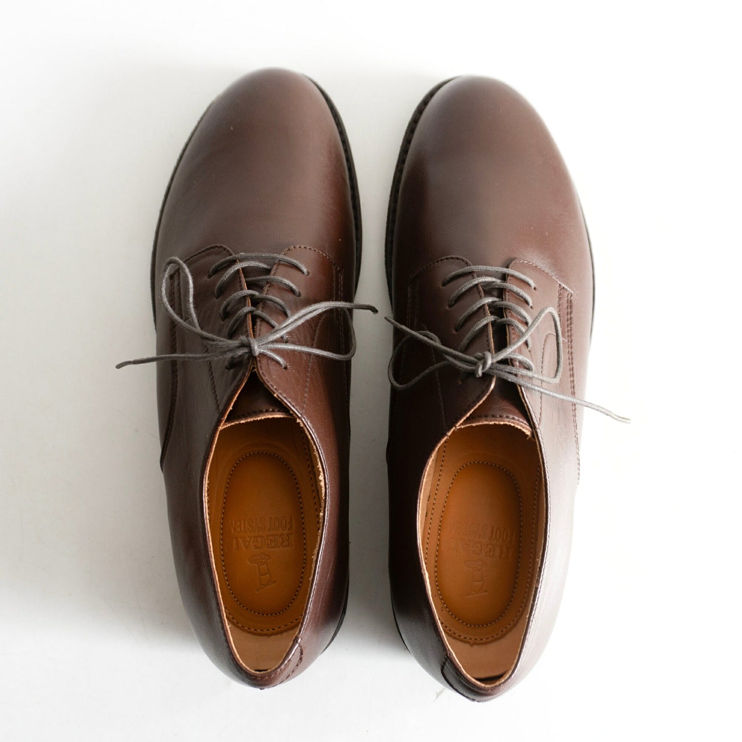 REGAL Plain Toe Leather Shoes Brown Size 26.5cm