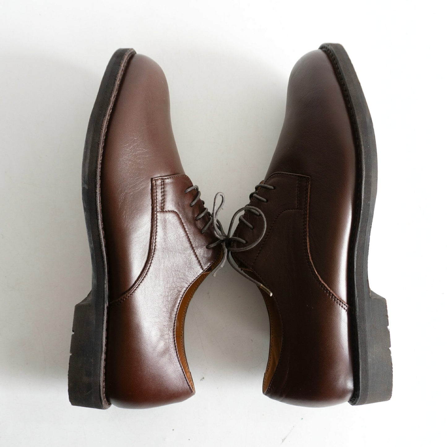 REGAL Plain Toe Leather Shoes Brown Size 26.5cm