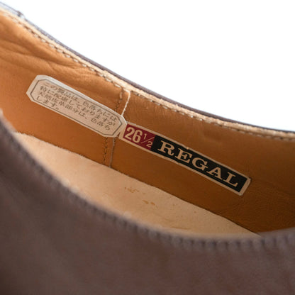REGAL Plain Toe Leather Shoes Brown Size 26.5cm