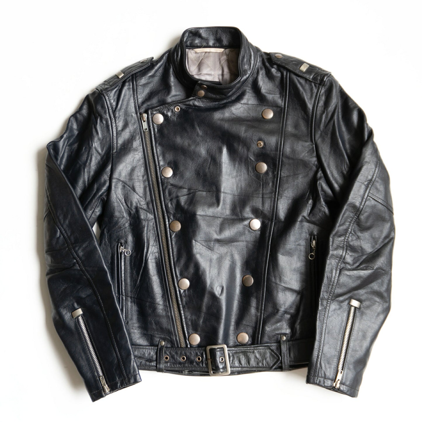 B&Y UNITED APROWS Leather Togs Riders Jacket Size M