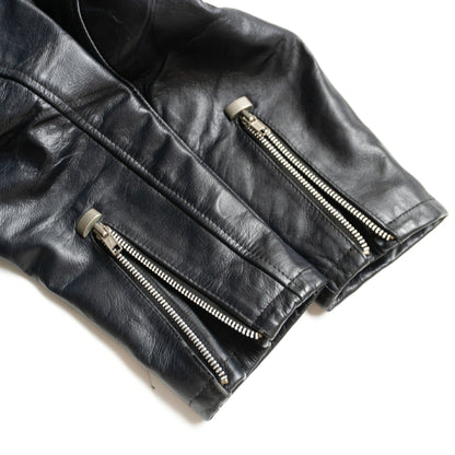 B&Y UNITED APROWS Leather Togs Riders Jacket Size M