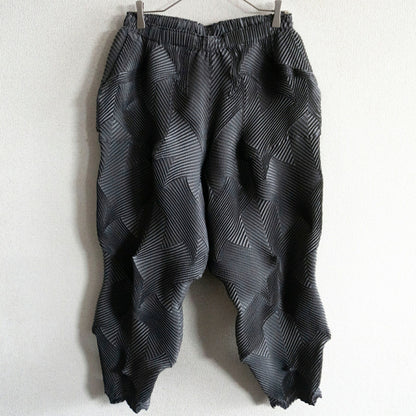 A-POC ISSEY MIYAKE Steam Stretch Pants Dark Gray Size 2