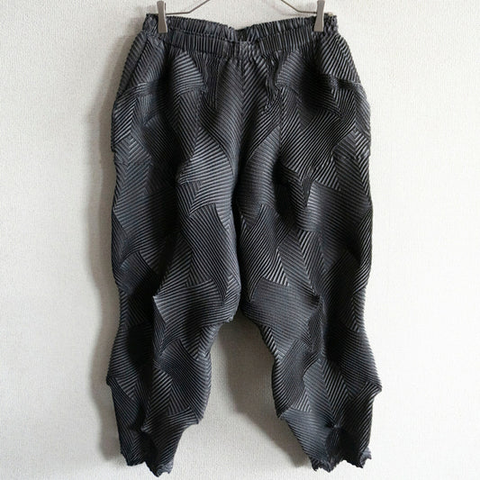 A-POC ISSEY MIYAKE Steam Stretch Pants Dark Gray Size 2