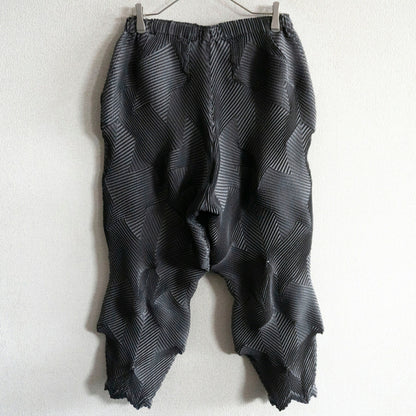 A-POC ISSEY MIYAKE Steam Stretch Pants Dark Gray Size 2