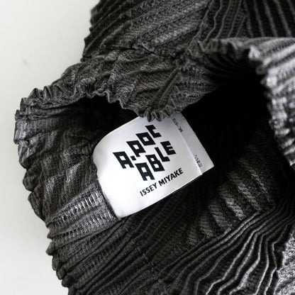 A-POC ISSEY MIYAKE Steam Stretch Pants Dark Gray Size 2