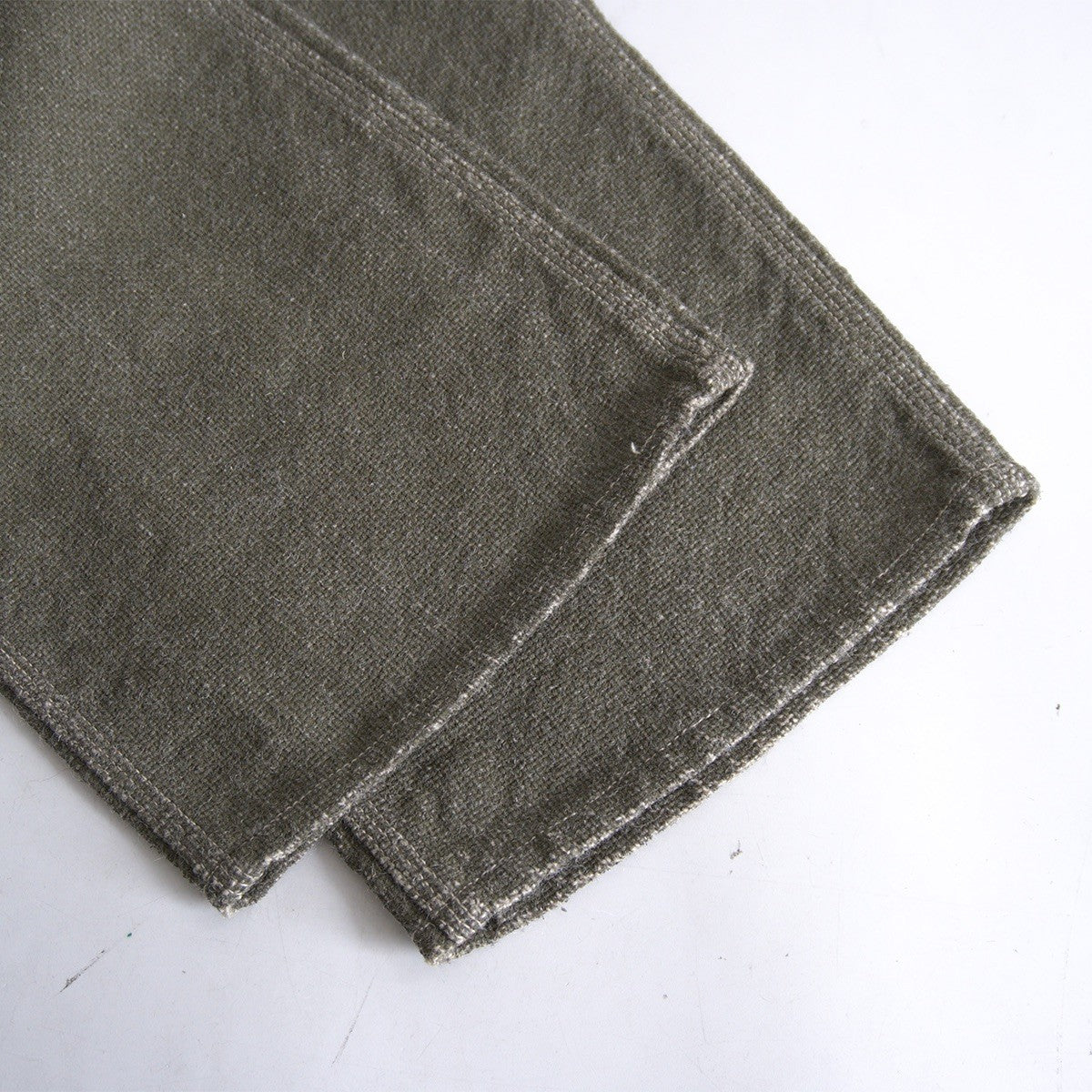 STUDIO D'ARTISAN Leather Buckle Back Wool Size L(32)