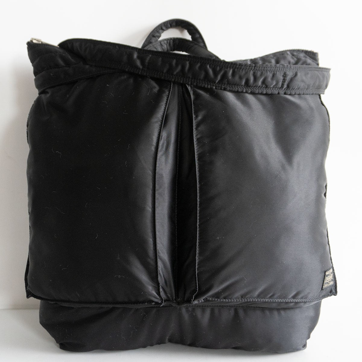 PORTER Tanker Black Nylon 2-Way Helmet Bag Size ONE SIZE