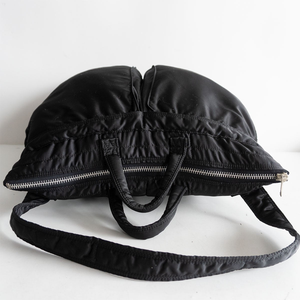 PORTER Tanker Black Nylon 2-Way Helmet Bag Size ONE SIZE