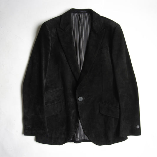 ISAMU KATAYAMA BACKLASH Calf Leather Tailored Jacket Size 2