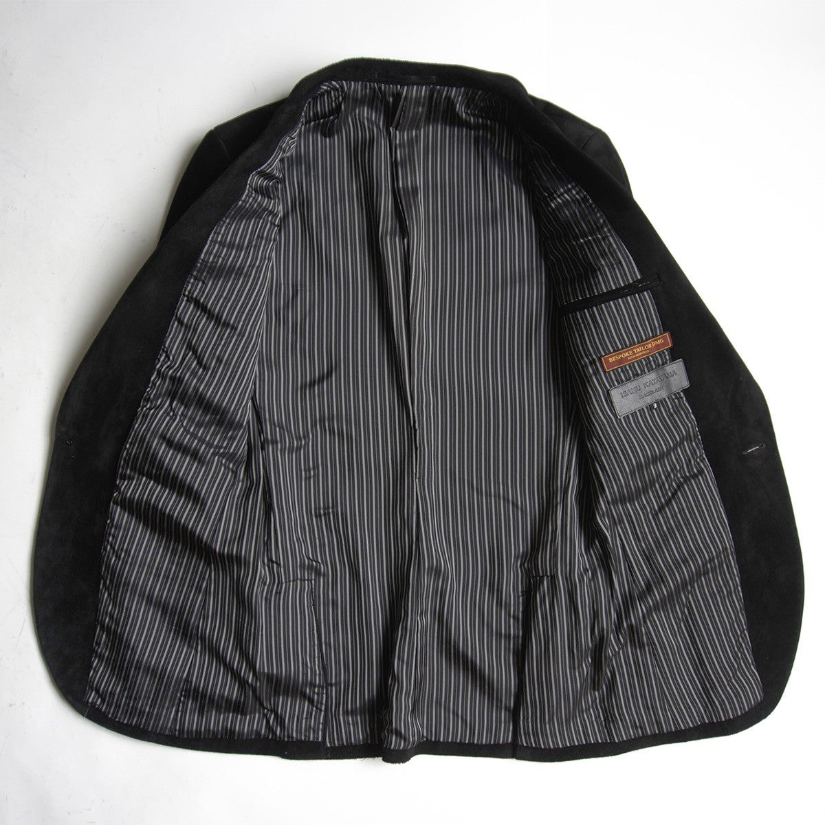 ISAMU KATAYAMA BACKLASH Calf Leather Tailored Jacket Size 2