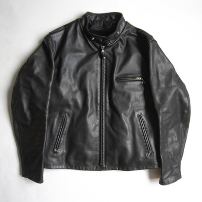 SCHOTT 141 USA Leather Single Rider Jacket Boa Liner Size 48