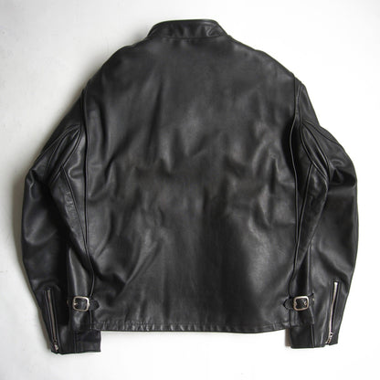 SCHOTT 141 USA Leather Single Rider Jacket Boa Liner Size 48