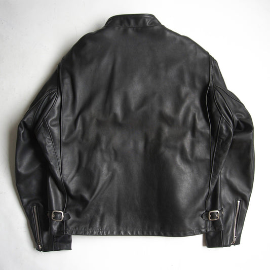 SCHOTT 141 USA Leather Single Rider Jacket Boa Liner Size 48