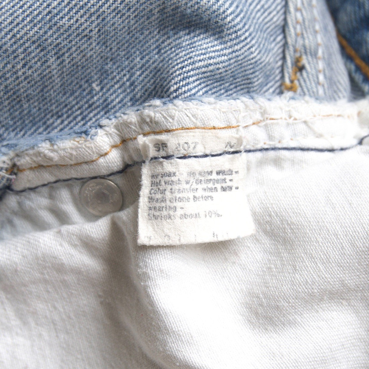 LEVI'S 80s Vintage 501 Redline Denim Pants Size 33×40