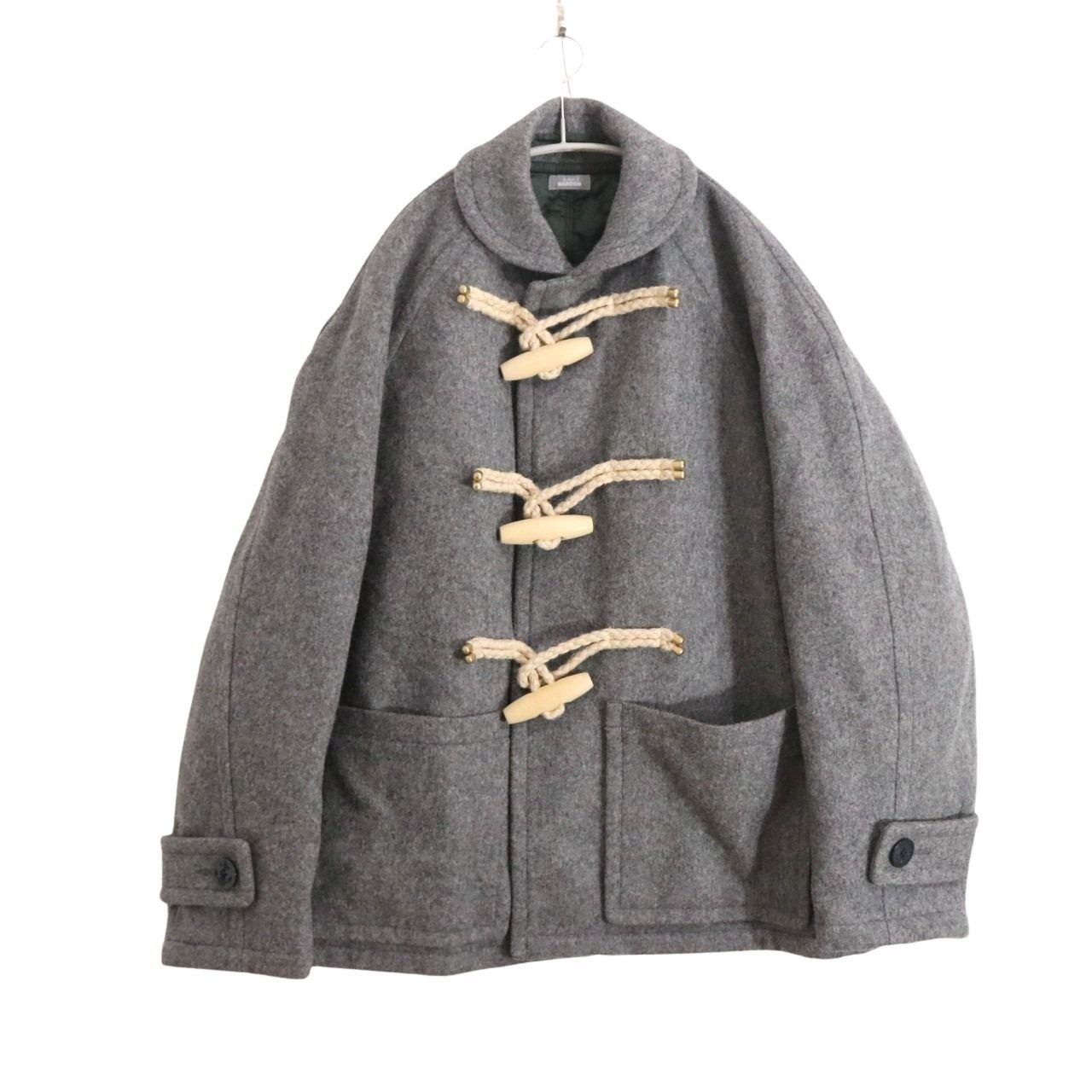 BEACON 24AW Short Wool Nylon Duffle Coat Gray Size 2
