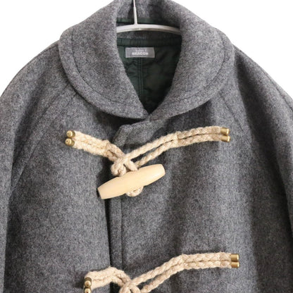 BEACON 24AW Short Wool Nylon Duffle Coat Gray Size 2