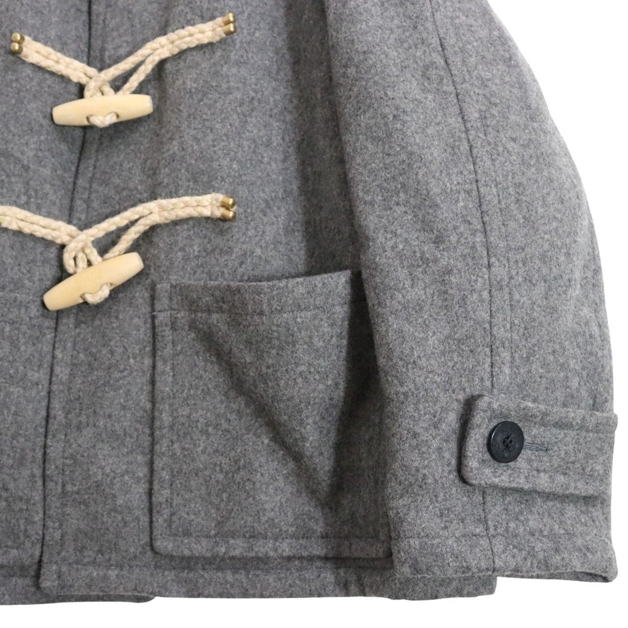 BEACON 24AW Short Wool Nylon Duffle Coat Gray Size 2