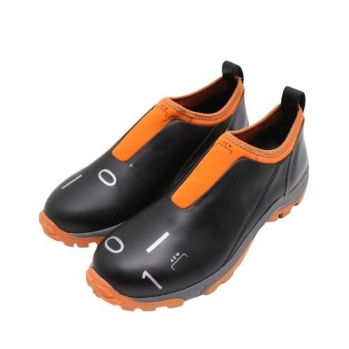 A-COLD-WALL Dirt Moc Leather Black Orange Sneakers Size 28.5cm