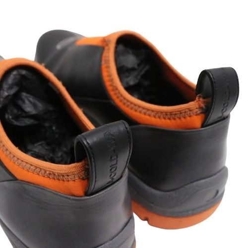 A-COLD-WALL Dirt Moc Leather Black Orange Sneakers Size 28.5cm